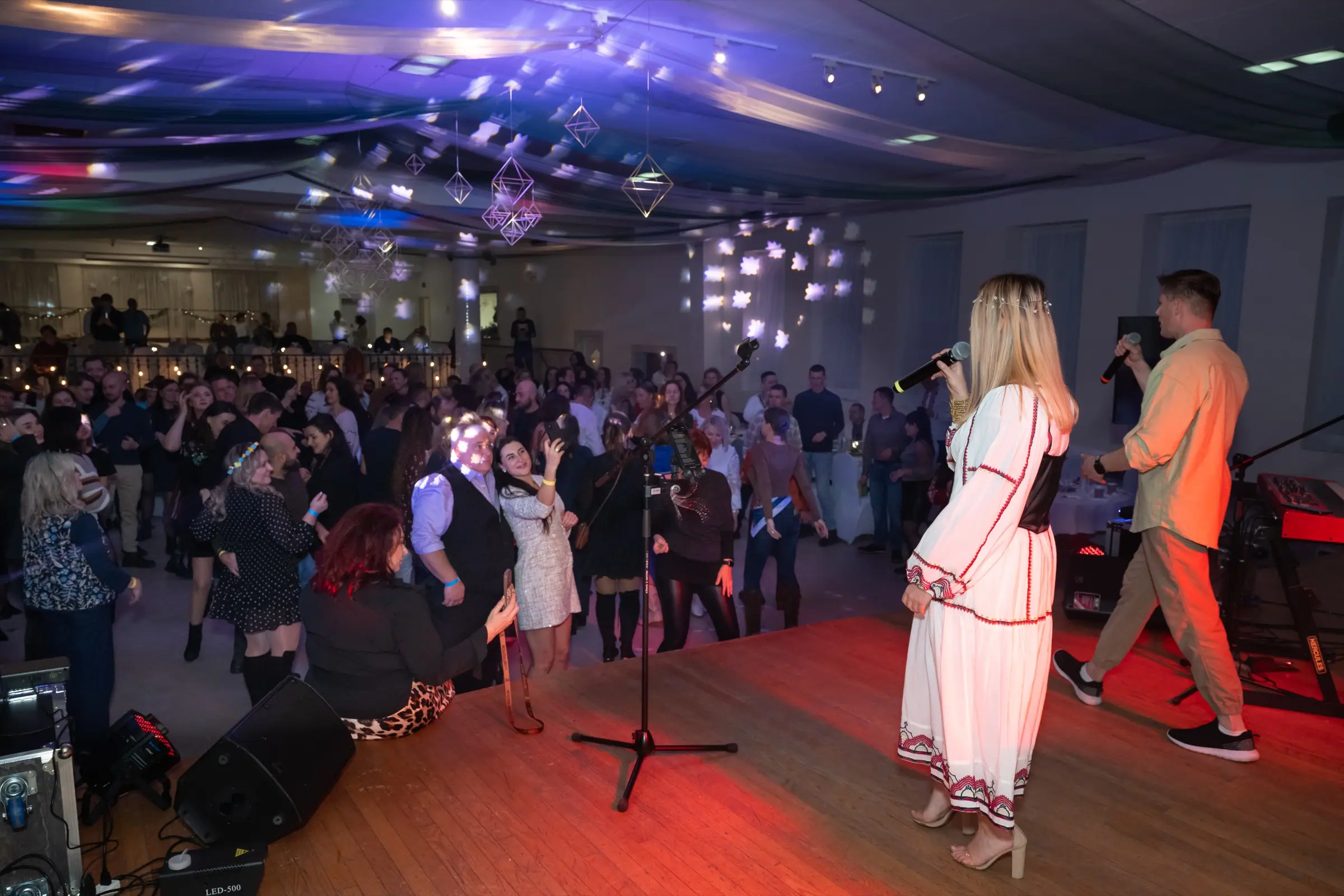 Singing straight to the dance floor